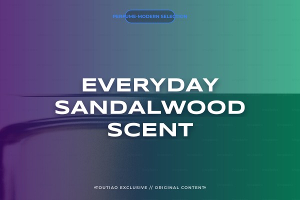 luxurious clean sandalwood perfume