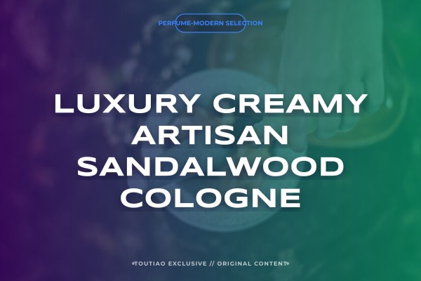 luxury creamy artisan sandalwood cologne